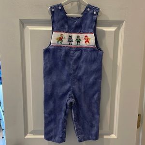 Calling all superheroes 🦸‍♂️! Smocked Jon Jon featuring Batman and more